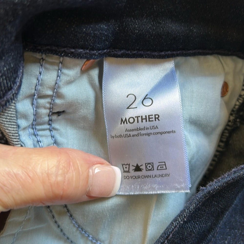 Mother The Mid Rise Dazzler ankle in Now or Never wash size 26 - Picture 9 of 16